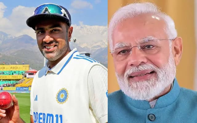 PM Modi writes to Ashwin