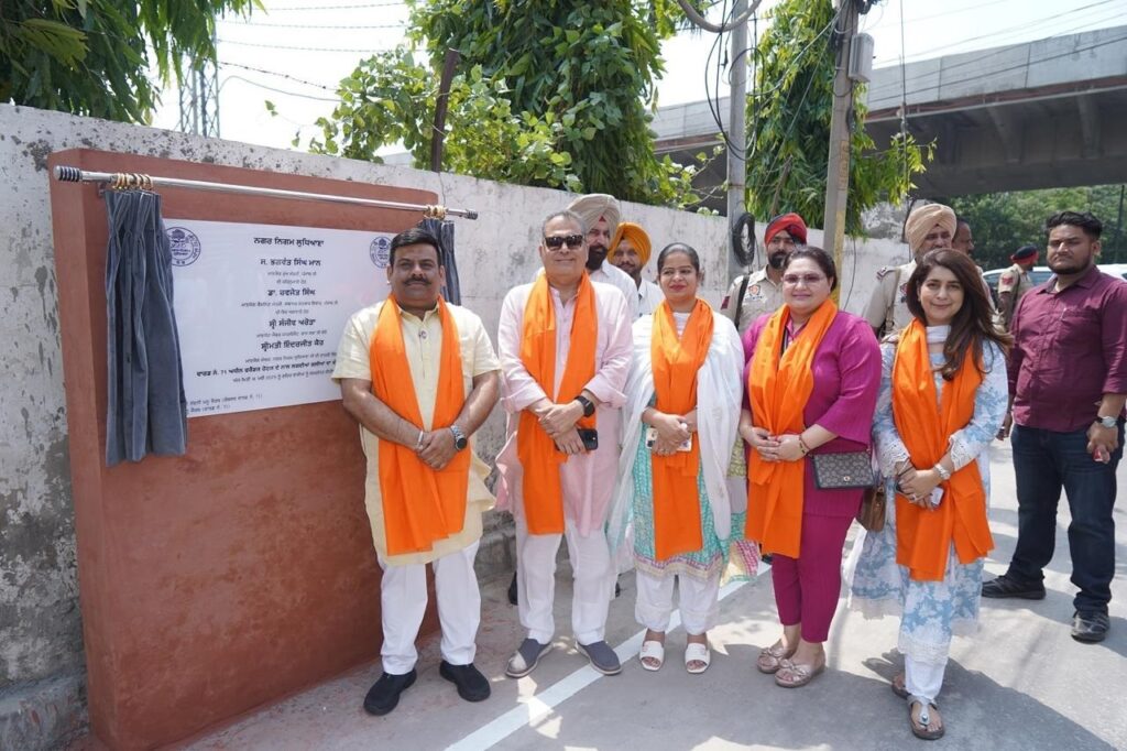 MP Arora Inaugurates Road Projects Worth