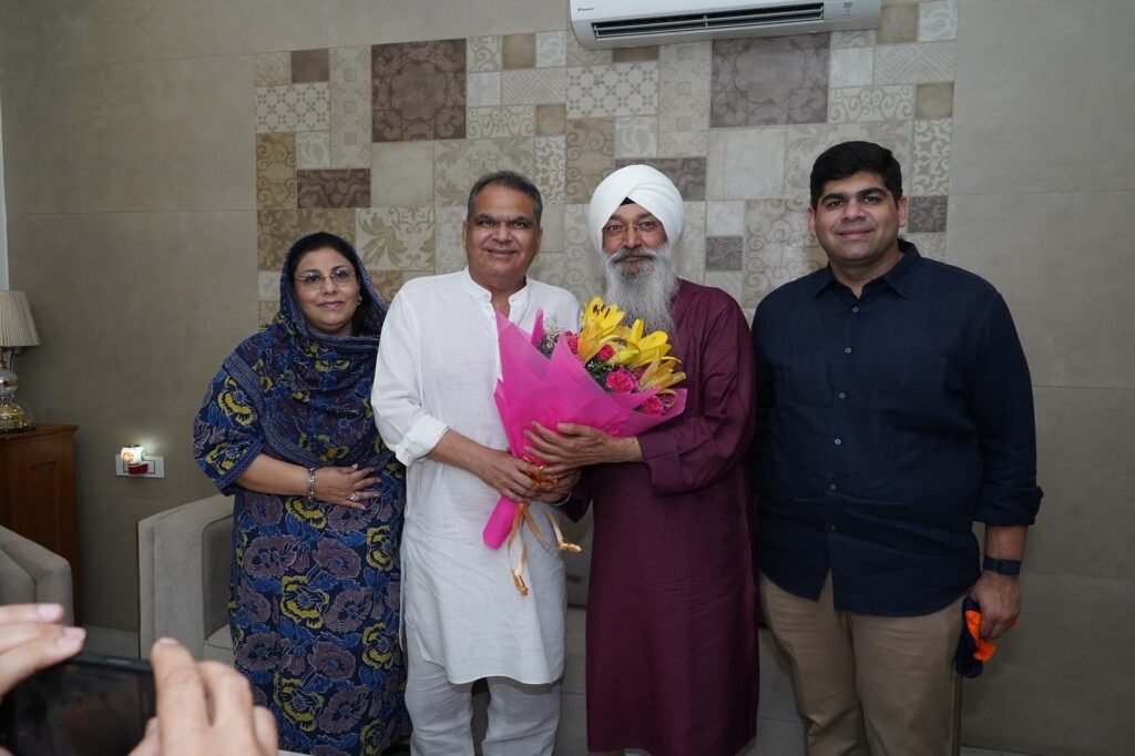 MP Arora Visits Padma Shri Awardee